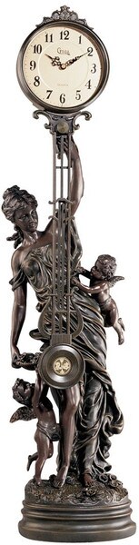 Flora Sculptural Swinging Pendulum Clock